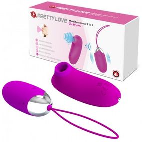 Вібратор PRETTY LOVE ORTHUS Multifunctional 2 in 1 Sex Aura