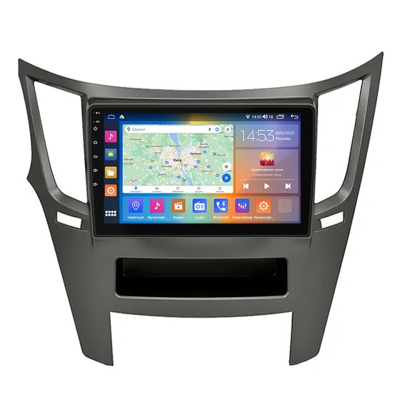 Штатна магнітола Lesko для Subaru Legacy V 2009-2012 экран 9" 4/64Gb CarPlay 4G Wi-Fi GPS Prime Субару Легаси