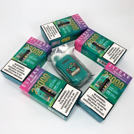 ELF BAR GH 23000 смак Яблуко Груша (Apple Pear) | Зображення 7