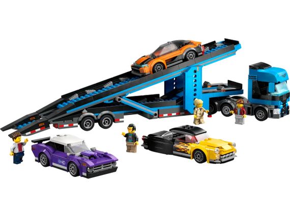 Конструктор LEGO City Грузовик-транспортьор со спортивными авто 60408 | Зображення 2