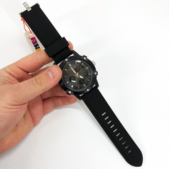 Військовий годинник з секундоміром SKMEI, Чоловічий годинник із пластиковим ремінцем QX-13 | Зображення 2