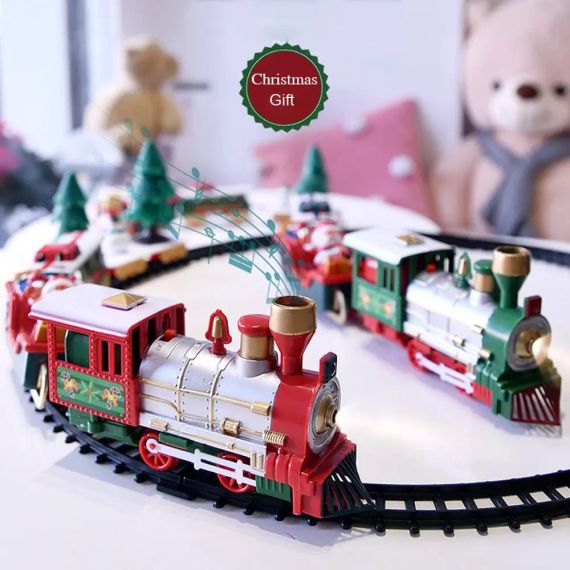 Ігровий різдвяний поїзд від батарейок, Christmas Classic / Набір святковий експрес | Зображення 5