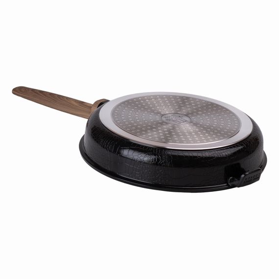 Алюминиевая сковорода 2.5 л с керамическим антипригарным покрытием Ø 26 см черная MGC HP-4-458B | Зображення 2