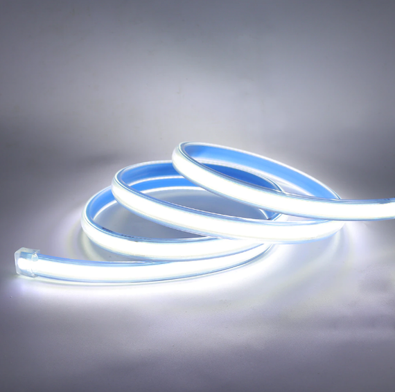 Світлодіодна LED стрічка PROLUM™ 220V; СОВ; 280 LED; IP68; 12 ММ; Series "S", Тепло-Білий (2800-3200K) | Зображення 8