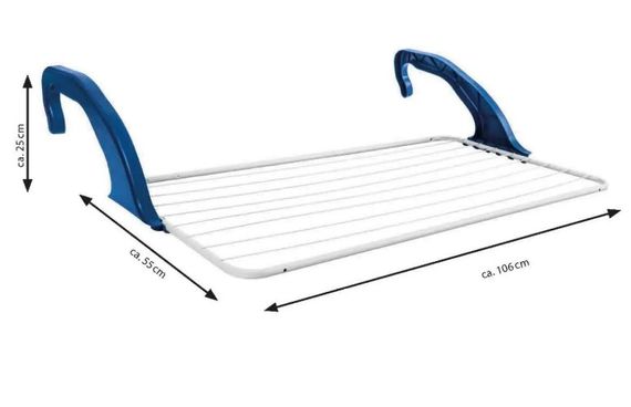 Сушарка для білизни навісна Casa Si Padua XL White (CS92726C12) | Зображення 2