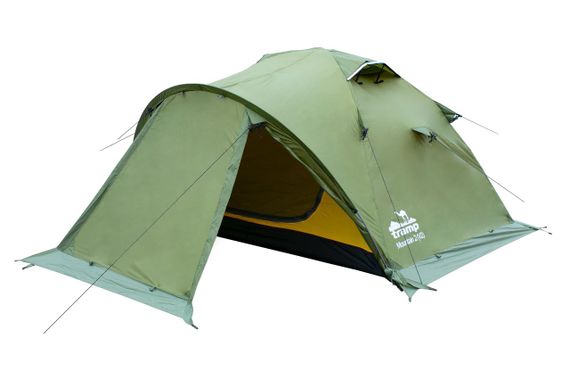 Палатка Tramp Mountain 2 местная Зеленая TRT-022-green (UTRT-022-green) | Зображення 3
