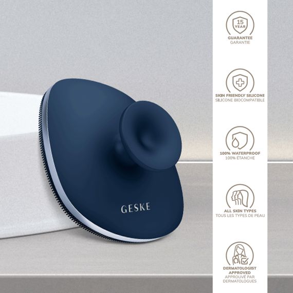 Щітка для тіла GESKE Body Brush metal 4в1 starlight, Синій | Зображення 2