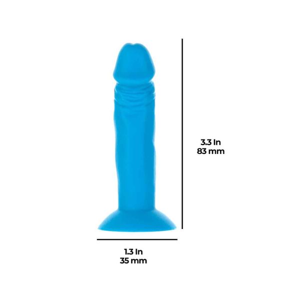 Набір фалоімітаторів ADDICTION Silly Willy 3.3” Silicone Dildo, 3 кольори, 12 шт Sex Aura | Зображення 9