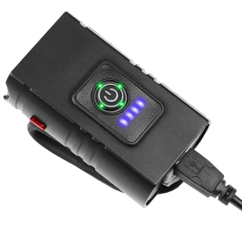 Велосипедный фонарь BK-02Pro-2XPE ULTRA LIGHT, алюминий, micro USB, встроенный аккумулятор | Зображення 2