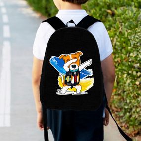 Рюкзак дитячий Пес Патрон 34х27см, міський ранець для хлопчика з принтом (00330)