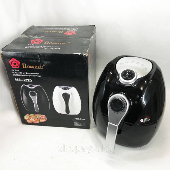 Фритюрница для семьи Domotec MS-3220 1300Вт 4.5л, Безмаслянная фритюрница для кухни QB-33 | Зображення 6