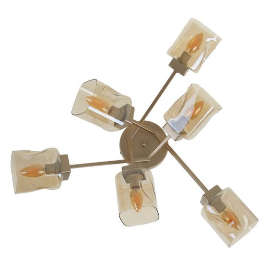 Люстра потолочная в спальню E14 40W G (LK-669C/6) | Зображення 7