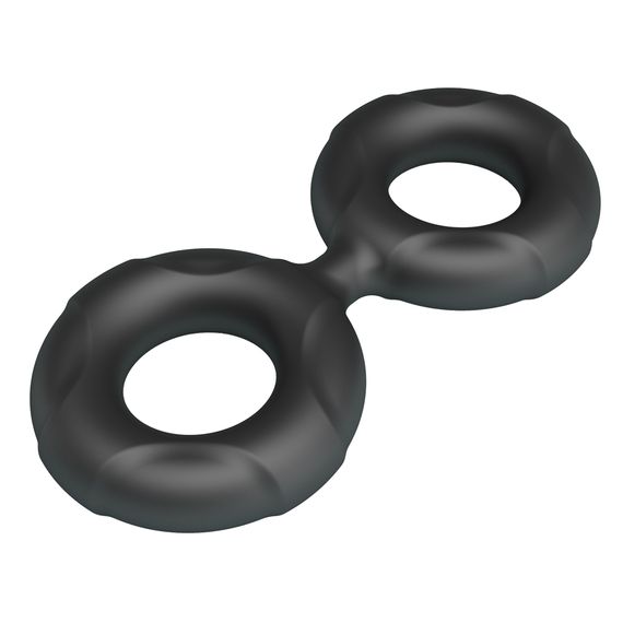 Ерекційне кільце Crazy Bull Super Soft Silicone Radwan, чорне | Зображення 4