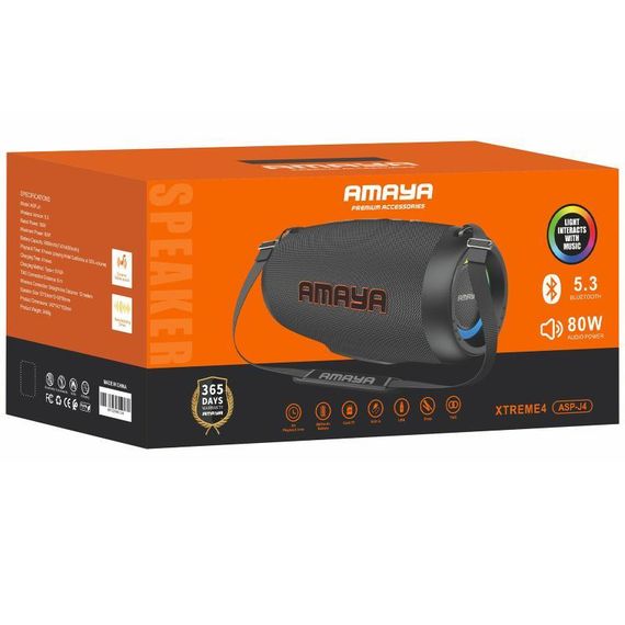 Bluetooth Колонка Amaya J4 Xtreme 80W Black | Зображення 1