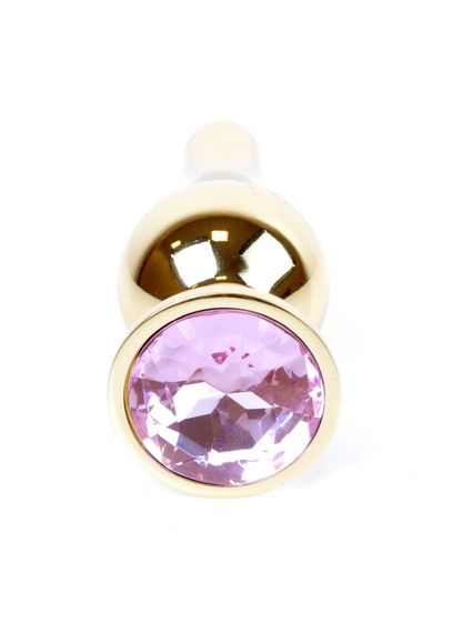 Анальна пробка - Jewellery Gold BUTT PLUG- Rose | Зображення 2
