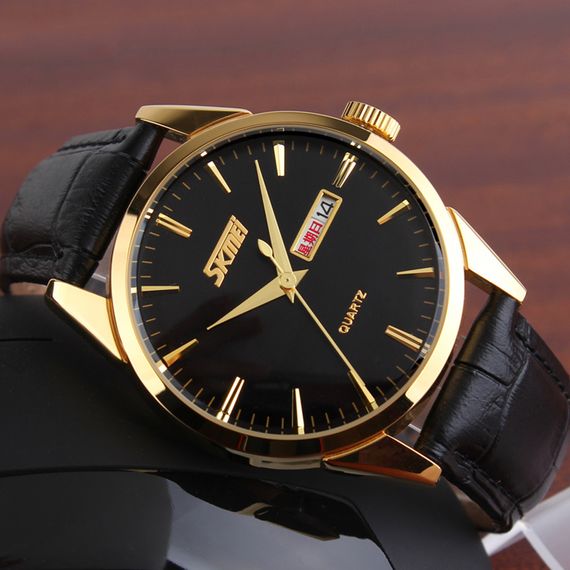 Жіночий годинник Skmei 9073GDBK-S Gold-Black lady | Зображення 2