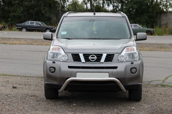 Передній захист WT007 (нерж) для Nissan X-trail T31 2007-2014рр | Зображення 1
