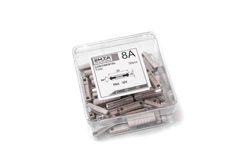 Запобіжник (циліндричний 8 А) (50 шт.) MTA GC-81