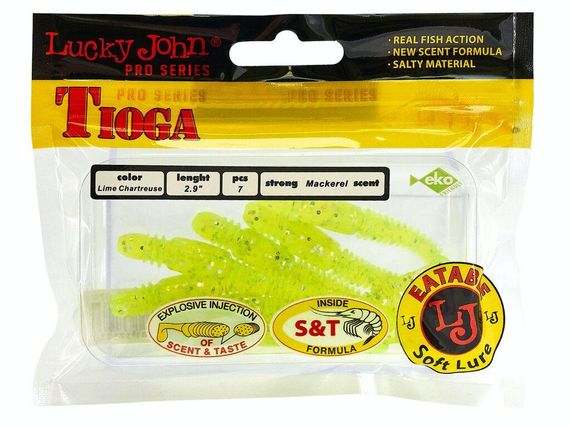 Виброхвост Lucky John Лаки Джон Tioga 2.9" 071 7шт | Зображення 1