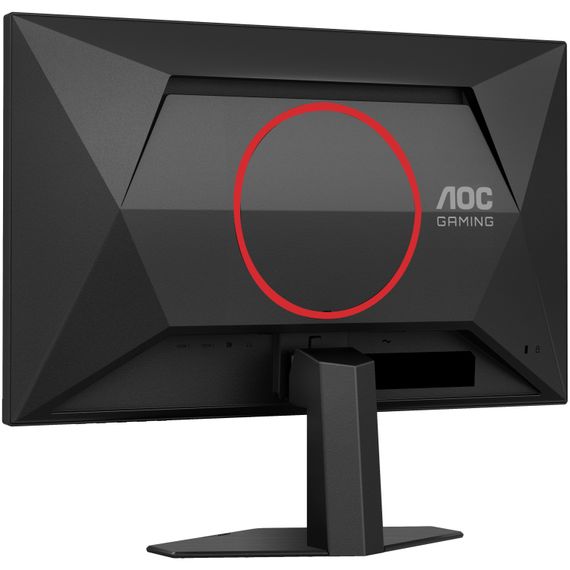TFT 23.8" AOC 24G4HRE, Fast IPS, 200Гц, 2хHDMI, DP, колонки, чорно-червоний | Зображення 5