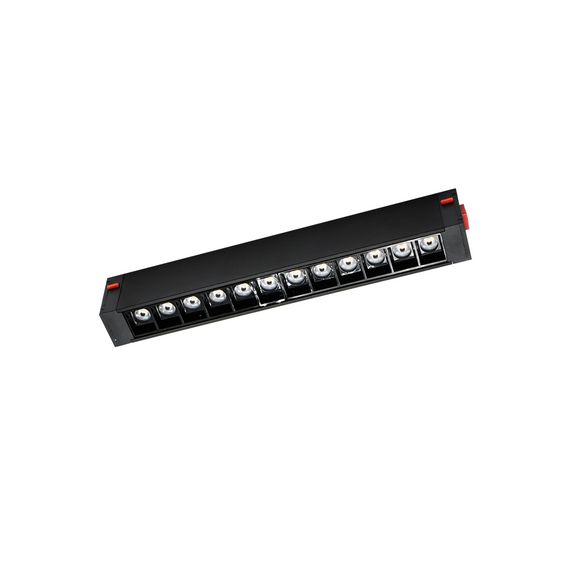 Магнітний трековий світильник PROLUM™ M25; 12W; 220V; SERIES "LD"; Білий 4000K