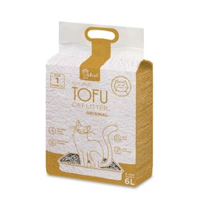 Рослинний наповнювач для туалету котячого Velvet Paw TOFU Original, 6 л