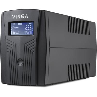Пристрій безперебійного живлення Vinga LCD 1200VA plastic case (VPC-1200P) (VPC-1200P)