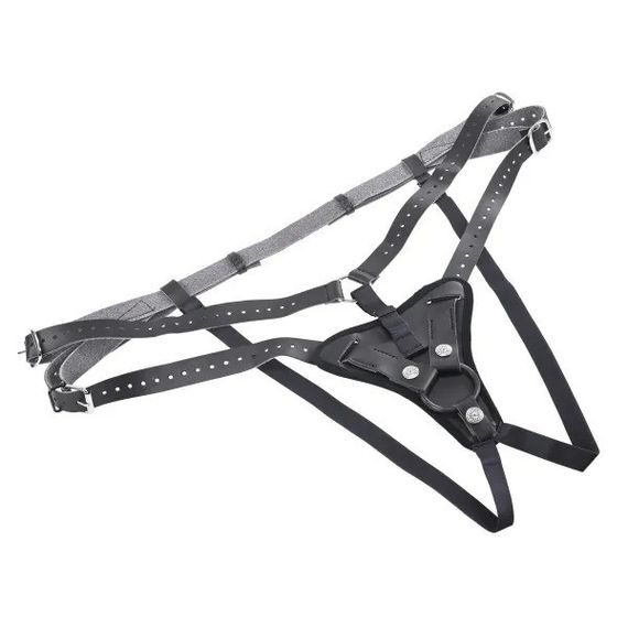 Трусики для страпонів Sportsheets Aurora High Waisted чорні sexstyle | Зображення 1