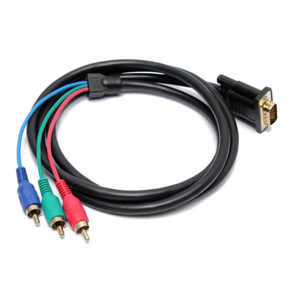 Кабель видео DVI-3RCA 5м