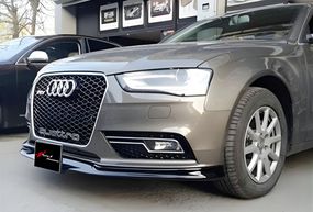 Передня Lip накладка DPT (2011-2015, Під фарбування) для Ауди A4 B8 рр