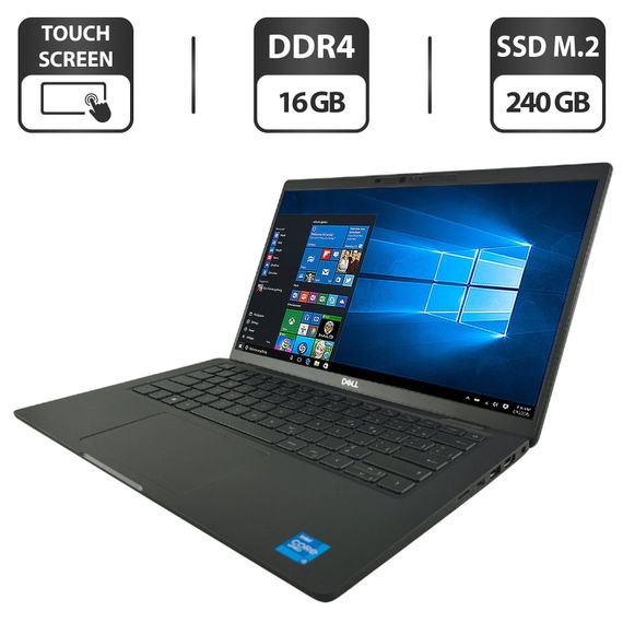 Ультрабук Dell Latitude 7420 / 14" (1920x1080) IPS Touch / Intel Core i5-1145G7 (4 (8) ядра по 2.6 - 4.4 GHz) / 16 GB DDR4 / 240 GB SSD M.2 / Intel Iris Xe Graphics / WebCam б/у