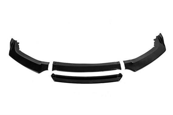 Передня лип накладка Niken Black (ABS) для Volkswagen Caddy 2010-2015 рр | Зображення 4