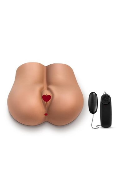 Мастурбатор з віброкулею та пультом Blush X5 Men два отвори, 29.7 см Sex Aura