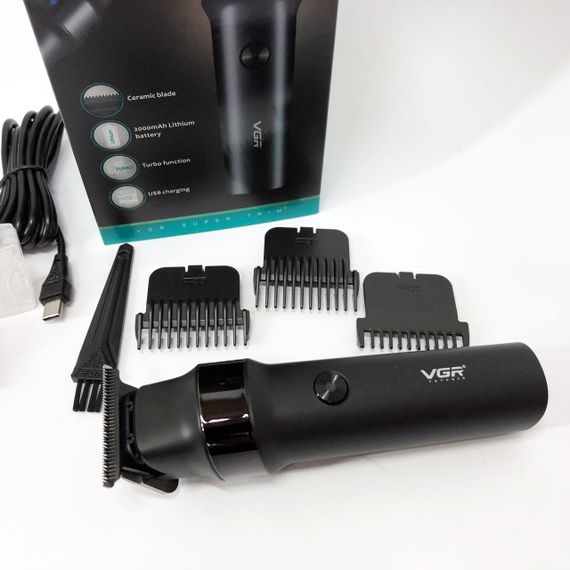 Профессиональная машинка для стрижки с насадками VGR V-987, Стильная машинка для стрижки DV-41 | Зображення 6