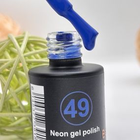 Гель-лак для нігтів Bee Nails 049 (неоновий синій) 8мл