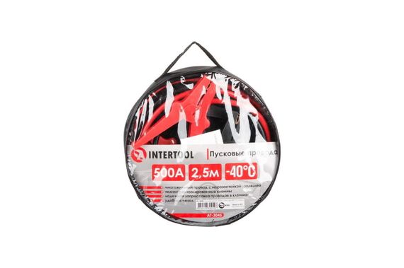 Провода пусковые Intertool - 500 A x 2,5 м (AT-3045) | Зображення 3