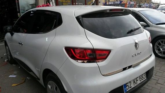 Кромка багажника (HB, нерж) для Renault Clio IV 2012-2019 рр | Зображення 1