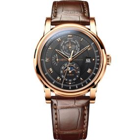 Lobinni Чоловічий механічний годинник Lobinni Business Black