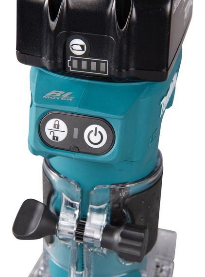 Фрезер акумуляторний Makita DRT52Z (6 мм, 30000 об/хв, BL, LXT 18 В, без акумулятора та зарядного пристрою) | Зображення 6