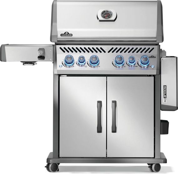 Газовий гриль Napoleon Rogue PRO-S 525 RSIB з бічним пальником Sizzle Zone і вертілем (69912)  нерж сталь RPS525RSIBPSS-2-UA Код: 012822 | Зображення 5