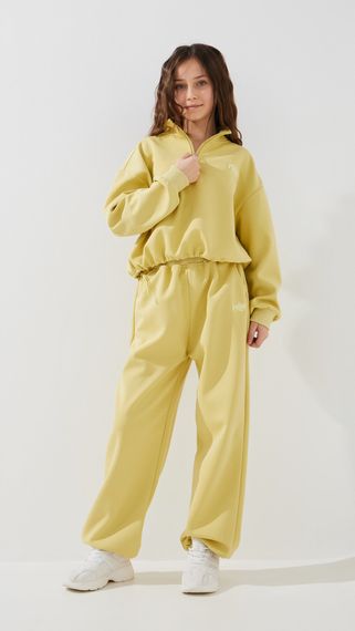 Костюм світшот+штани для дівчинки 851048 164 см Салатовий shop (2000999436680)