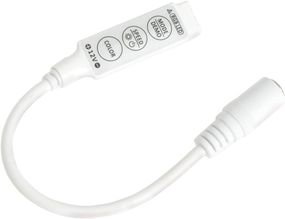 Контролер RGB Mini SvC 12A, 3х4A, 5-24V 3 кнопки, Білий, Без ПУ