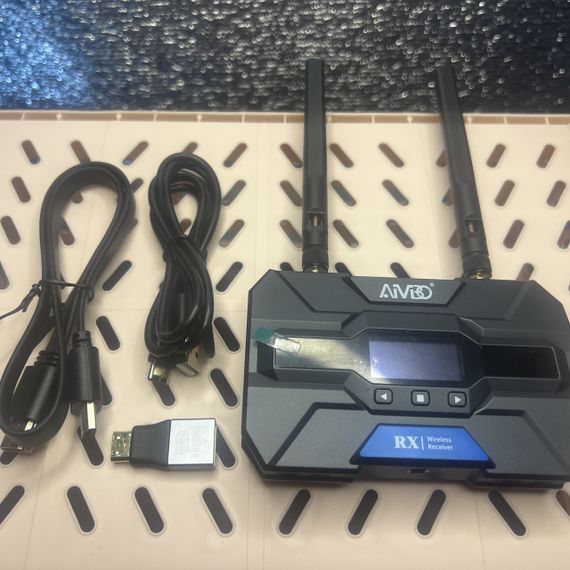 Беспроводной приемник RX HDMI 200м HD 1080P R200, 2.4G/5G Plug&Play портативный