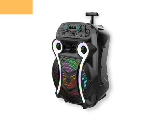 Портативна колонка бумбокс XPRO ZQS15102 валіза 30Вт, USB, SD, FM радіо, Bluetooth, 1 мікрофон, ДК (MER-15703)