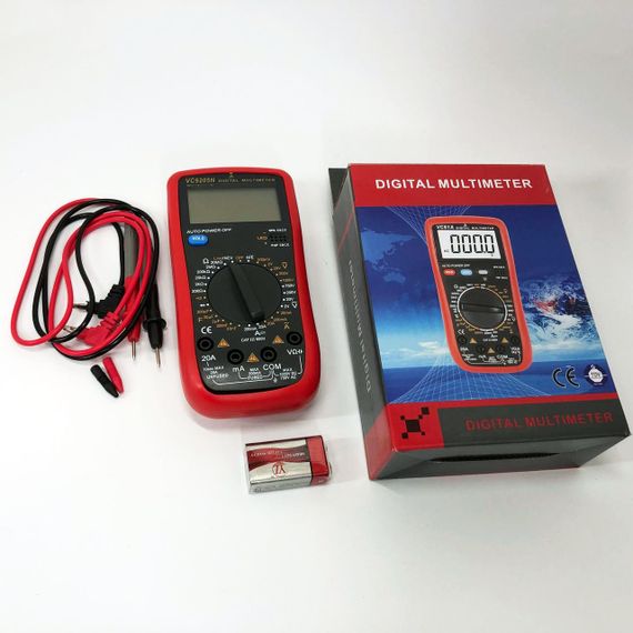 Мультиметр з високим діапазоном вимірювань, Тестер напруги постійного струму, Мультиметр універсальний MF-35 | Зображення 5