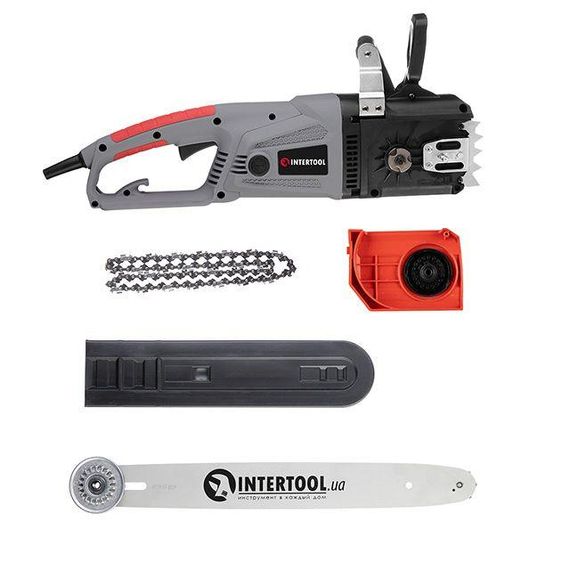 Пила ланцюгова електрична 2400 Вт, прямий двигун INTERTOOL DT-2206 | Зображення 6