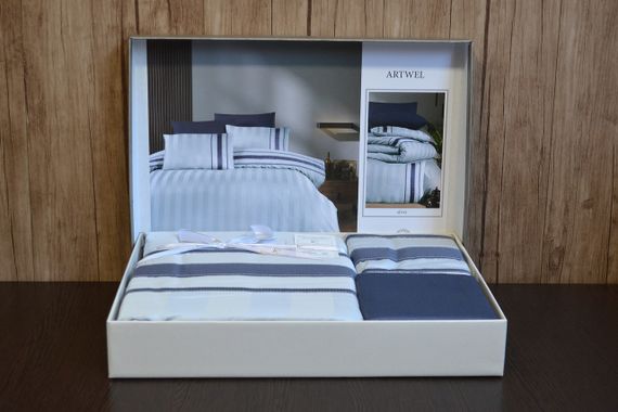 Постельное белье First Choice Deluxe Satin 200х220 Artwel Silver | Зображення 2