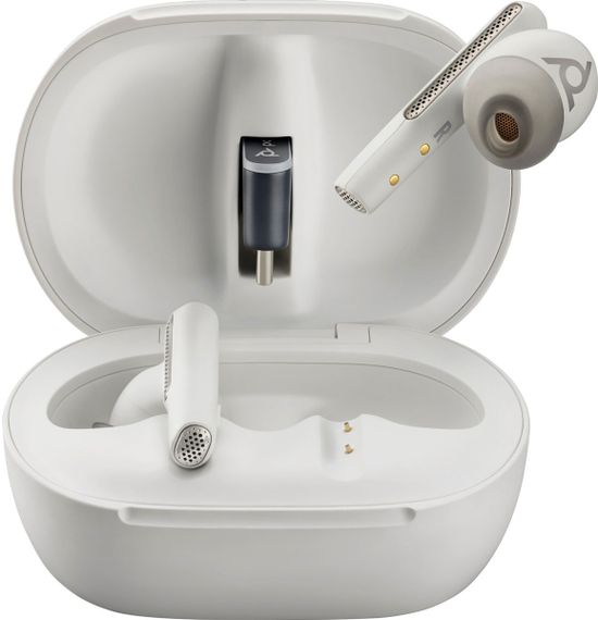 Навушники TWS Poly Voyager Free 60+ Earbuds + BT700C + TSCHC White | Зображення 2