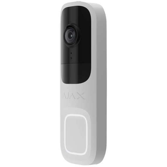Ajax Doorbell White RAL 9003 Відеодзвінок - Викличні панелі | Зображення 1