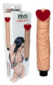 Вібратор Boss Series - Eros Loveclonex 8", ( длина 23,5 см, диаметр 4 см ), BS2100018 Sex Aura